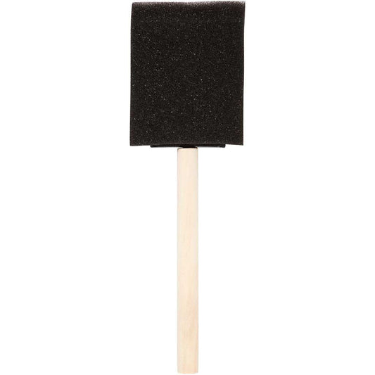 Foam Brushes For Painting With Wooden Handle 50 mm x 10 - Home - Crafts