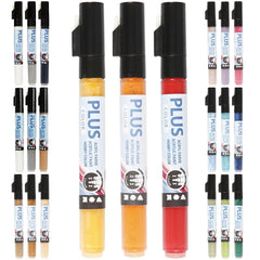 Plus Color Marker 14.5cm | Line 1-2 mm| Choose Colour 3 Packs 5,5ml Water Based