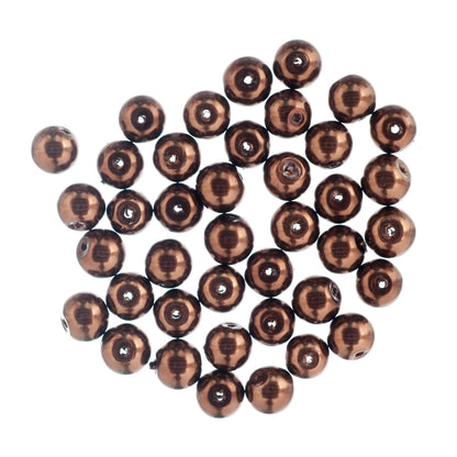 Glass Pearl Beads 40-100 Pack Trimits Essentials Beading Supplies Jewellery Beadwork DIY Handmade