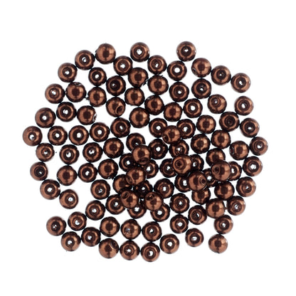 Glass Pearl Beads 40-100 Pack Trimits Essentials Beading Supplies Jewellery Beadwork DIY Handmade