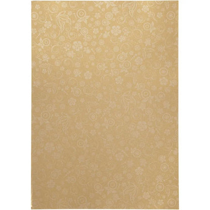 Glossy Paper Faint Silver Print Pattern Making Greeting Cards Invitations Crafts