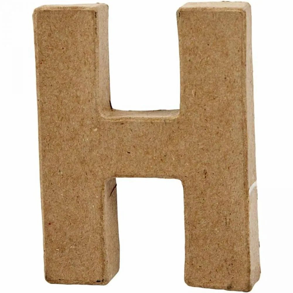 Handmade Paper Mache Cardboard Letters | 10cm 20cm Tall | DIY Craft Alphabets