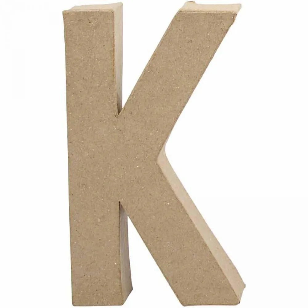 Handmade Paper Mache Cardboard Letters | 10cm 20cm Tall | DIY Craft Alphabets