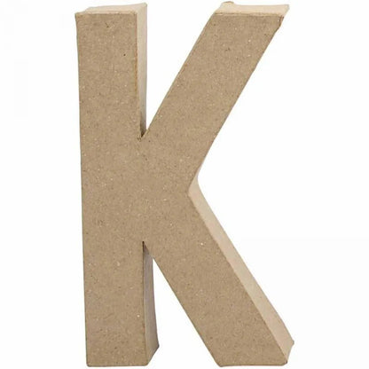 Handmade Paper Mache Cardboard Letters | 10cm 20cm Tall | DIY Craft Alphabets