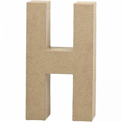 Handmade Paper Mache Cardboard Letters | 10cm 20cm Tall | DIY Craft Alphabets