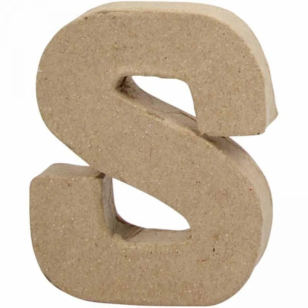 Handmade Paper Mache Cardboard Letters | 10cm 20cm Tall | DIY Craft Alphabets