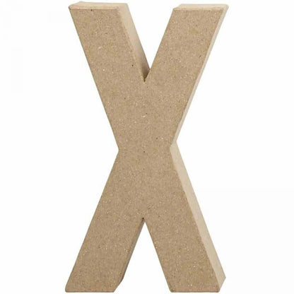Handmade Paper Mache Cardboard Letters | 10cm 20cm Tall | DIY Craft Alphabets