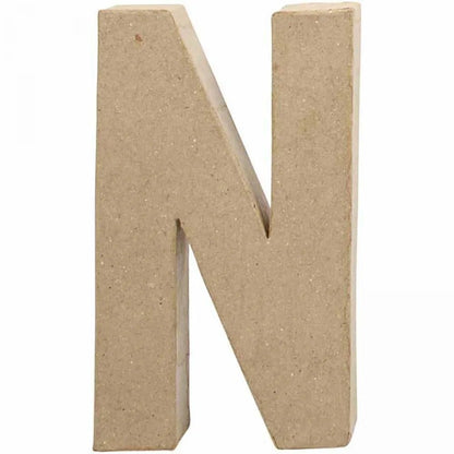 Handmade Paper Mache Cardboard Letters | 10cm 20cm Tall | DIY Craft Alphabets