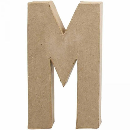 Handmade Paper Mache Cardboard Letters | 10cm 20cm Tall | DIY Craft Alphabets - Home - Crafts