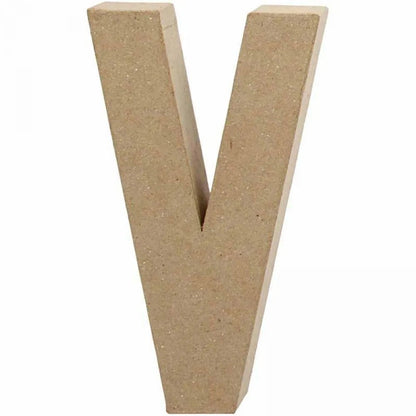 Handmade Paper Mache Cardboard Letters | 10cm 20cm Tall | DIY Craft Alphabets