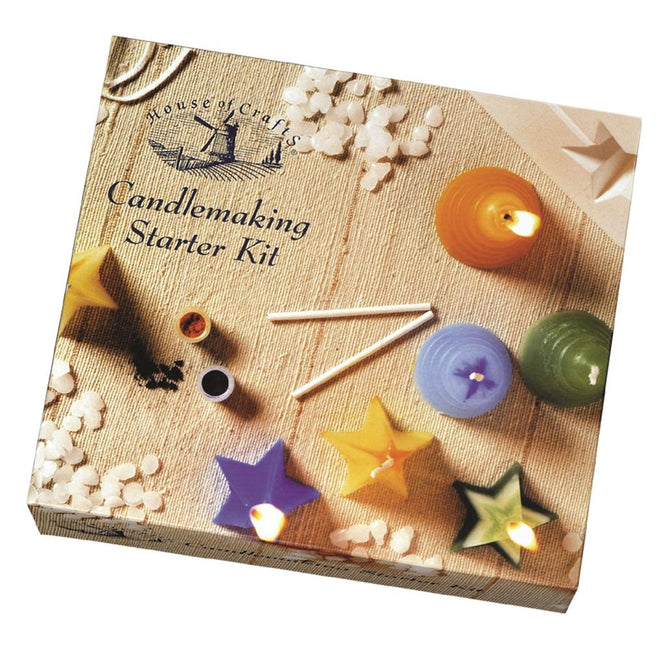 Candle Making Starter Kit Instructions Pillow Bobbins Wire Beads Fabric Adhesive Cards