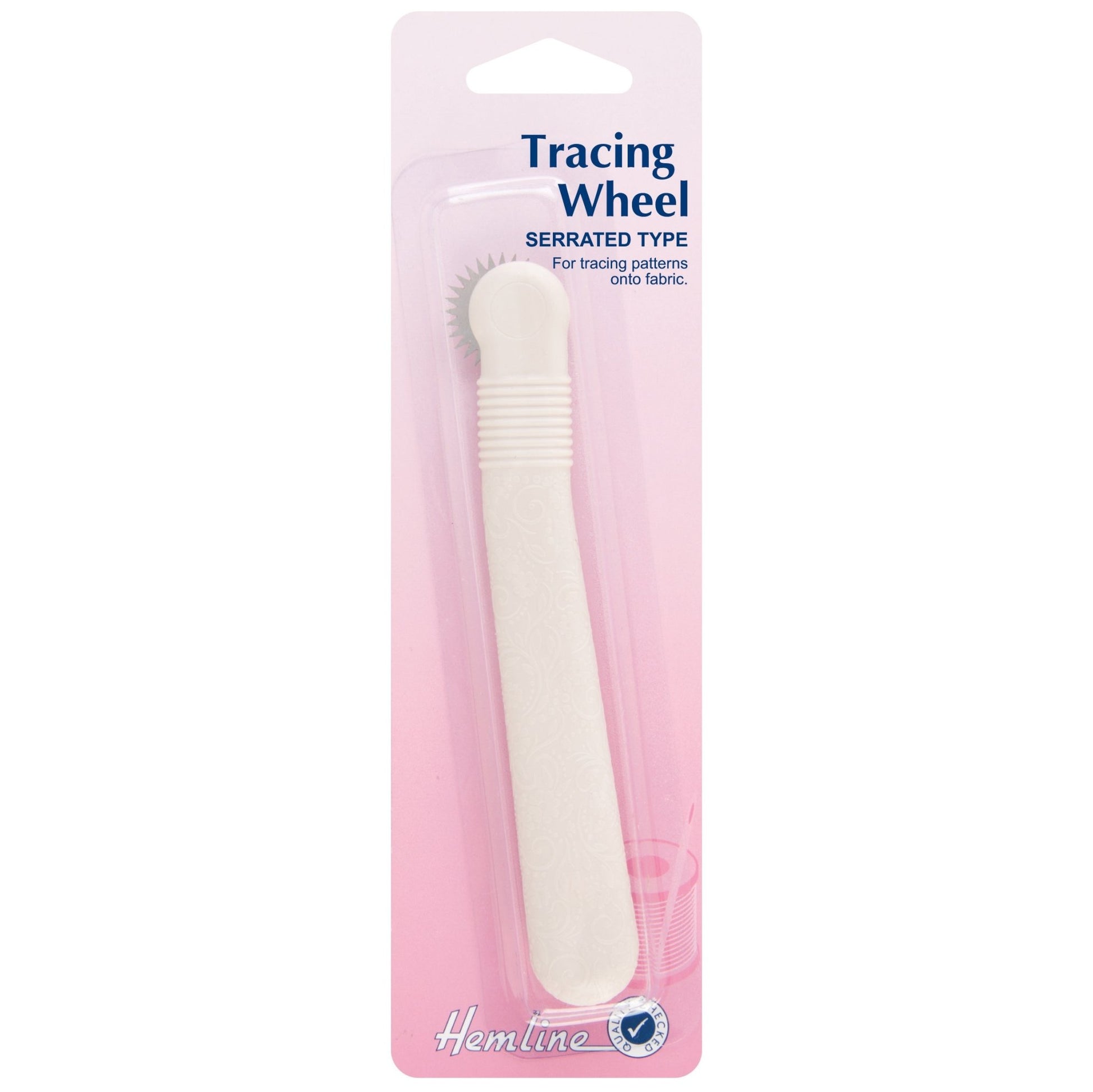 Hemline Fabric Pattern Tracing Wheel With Serrated Edge Hand Sewing Haberdashery - Home - Crafts