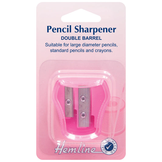 Hemline Plastic Double Barrel Fabric Marker Pencil Sharpener Dressmaking Hand Sewing - Home - Crafts
