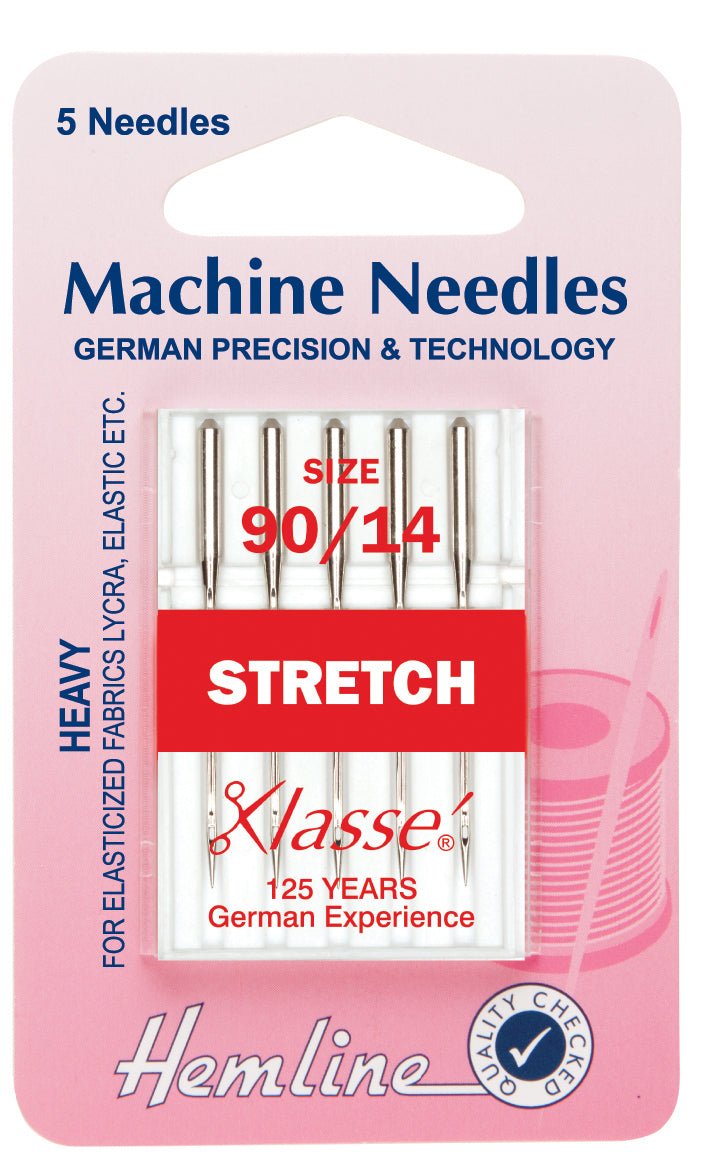Hemline Sewing Machine Needles Stretch Heavy - 90/14 - Home - Crafts
