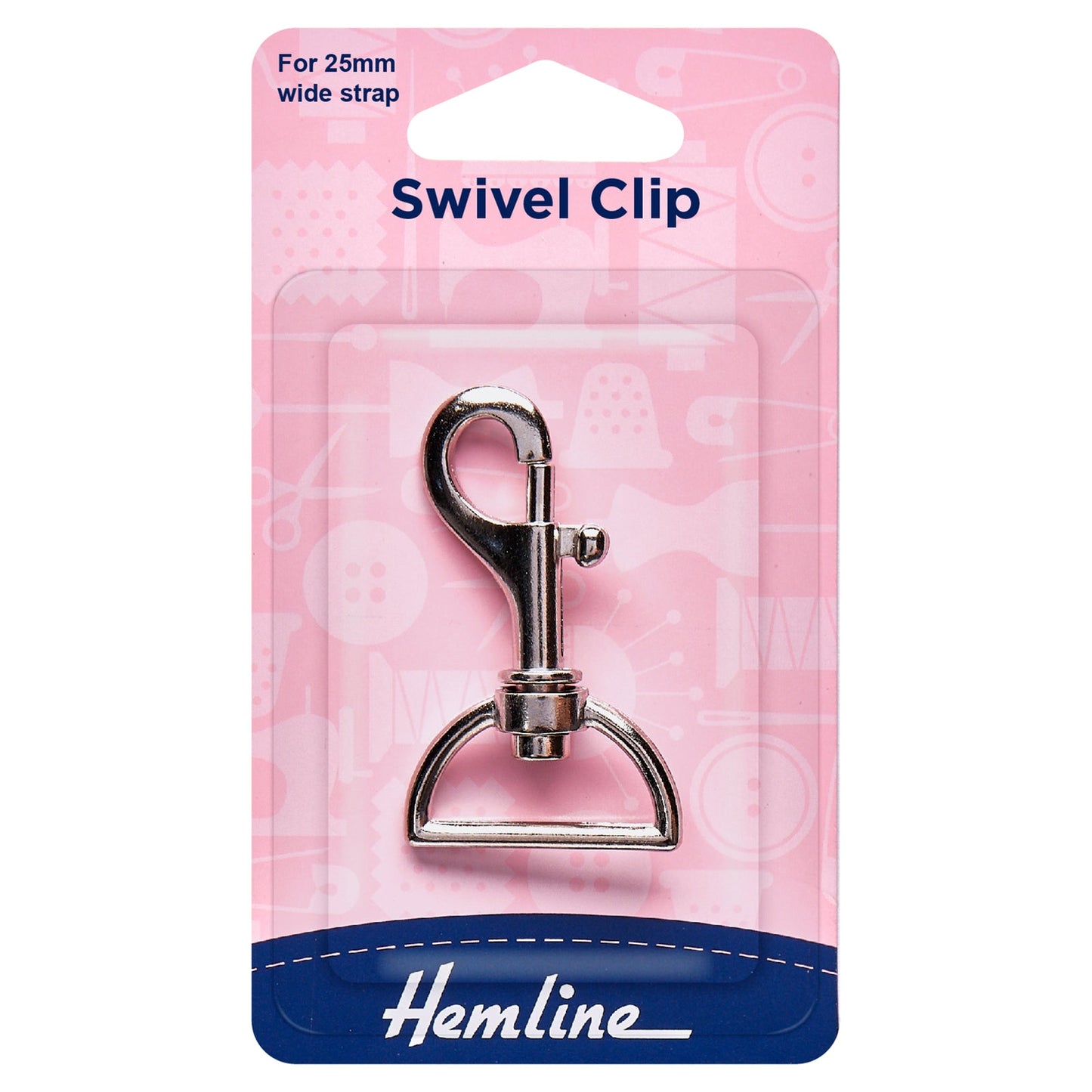 Hemline Swivel Clips Bronze Nickel Macramé Bag Making Crafts