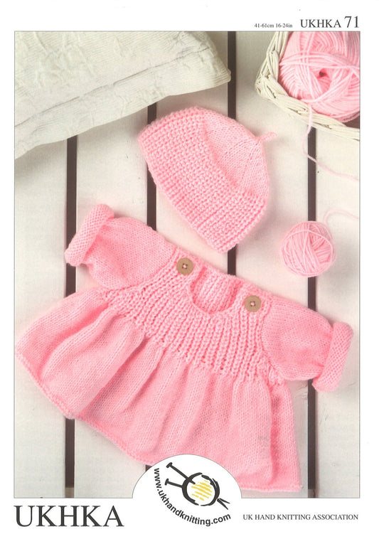 Knitting Pattern Flared Sweater Hat 0 to 4 Years 41 - 61 cm 16 - 24 inches - Home - Crafts
