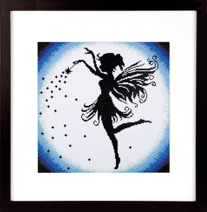 Lanarte Diamond Painting Kit Canvas Children Crafts 43x43 cm - Enchanting Fairy - Home - Crafts