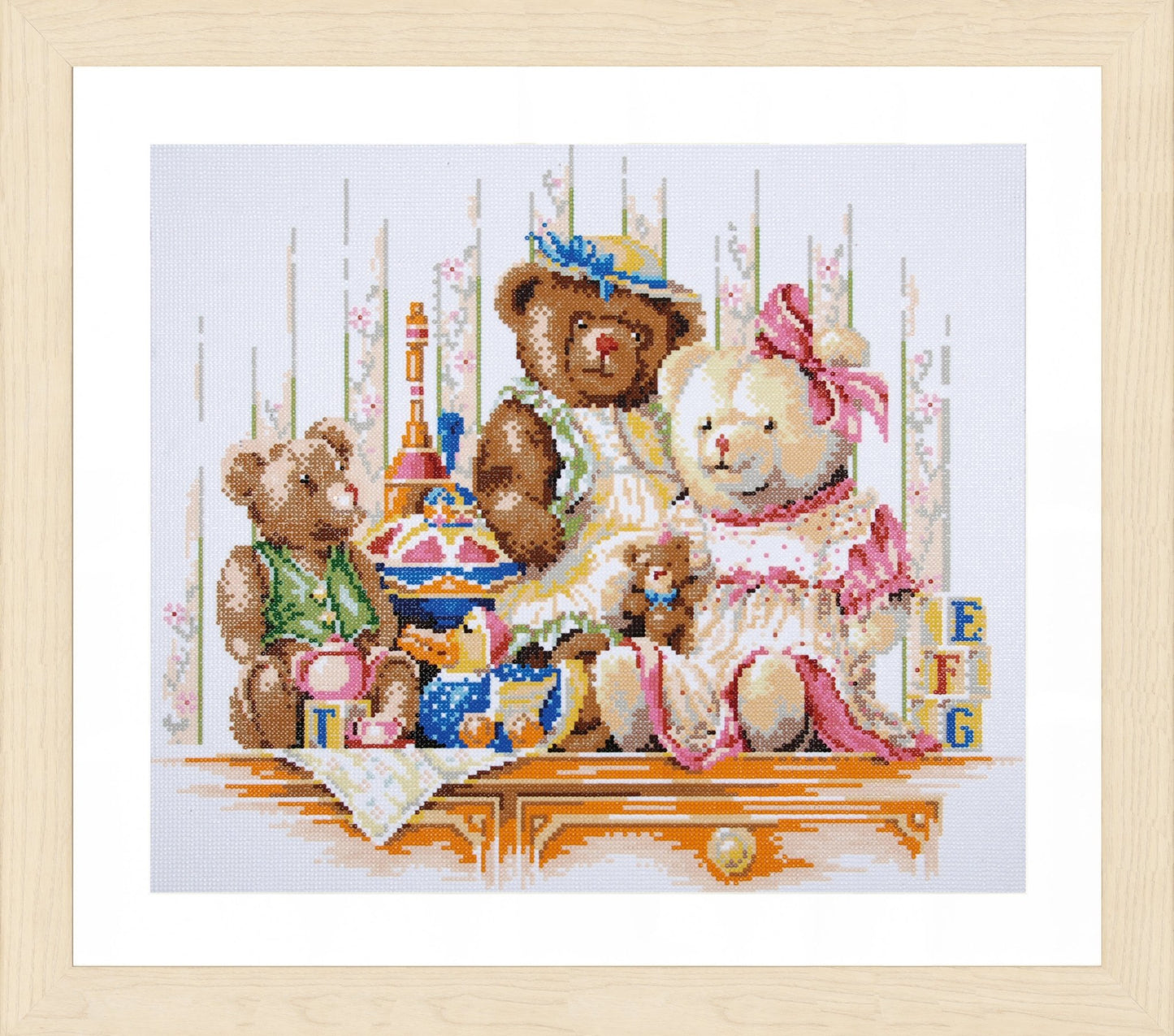 Lanarte Diamond Painting Needlecraft Kit Canvas Children Crafts 55x48 cm - Bears And Toys - Home - Crafts