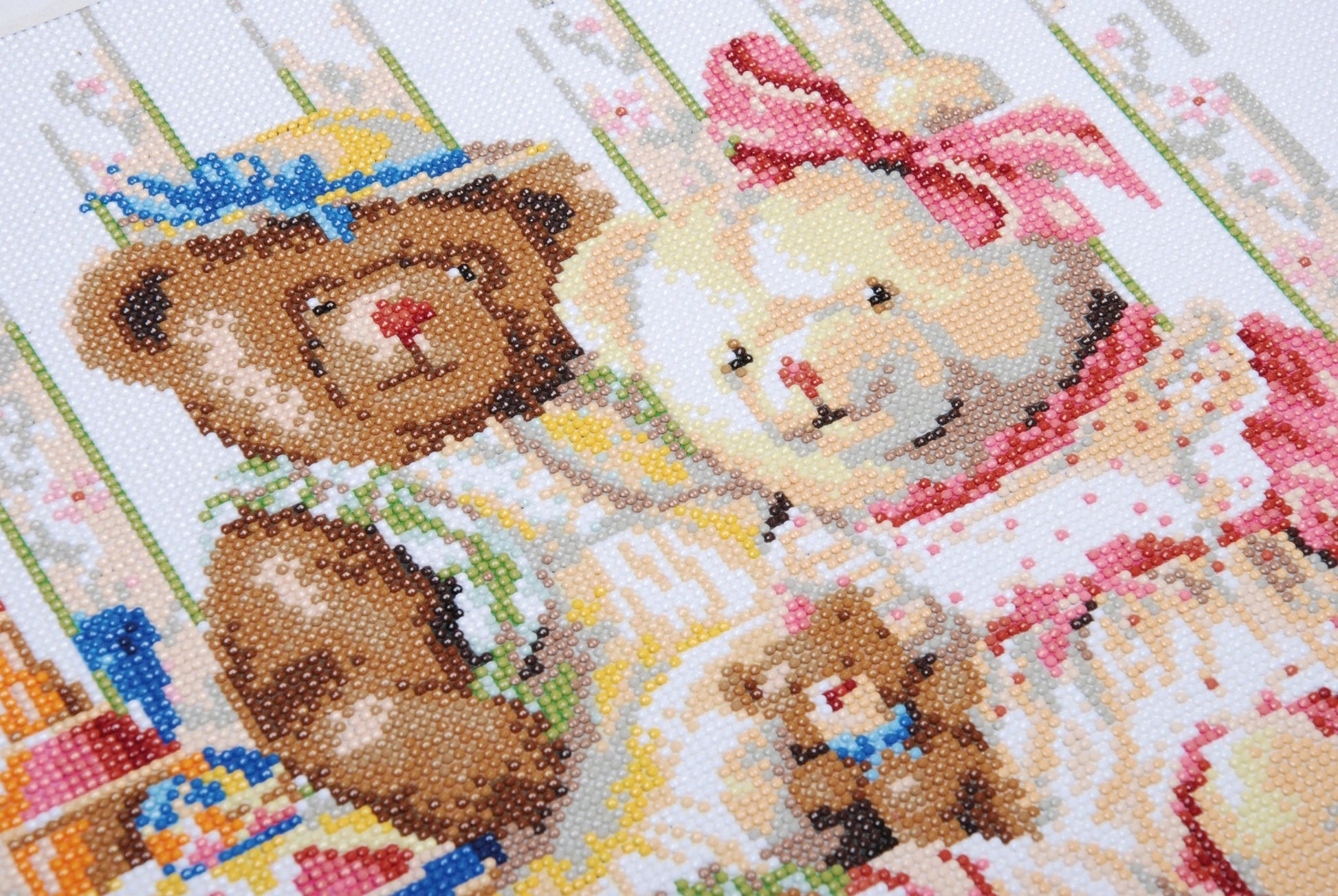 Lanarte Diamond Painting Needlecraft Kit Canvas Children Crafts 55x48 cm - Bears And Toys - Home - Crafts
