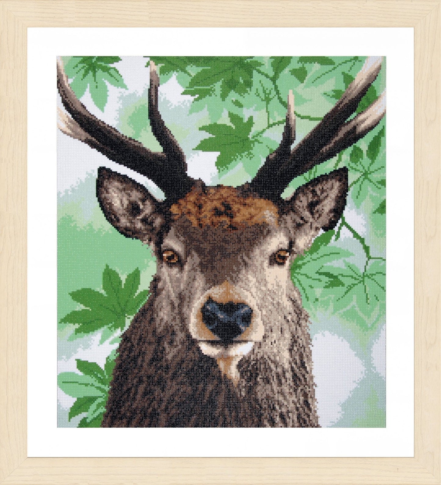 Lanarte Diamond Painting Needlecraft Kit Canvas Children Crafts 57x65 cm - Proud Red Deer - Home - Crafts