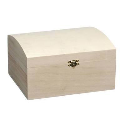 Large Wooden Treasure Chest To Paint And Decorate - Home - Crafts