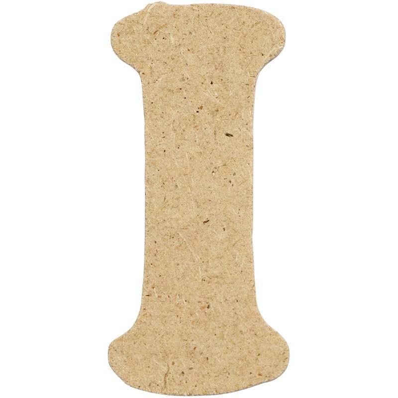 Letters 4cm Pre Punched x 10 - Initial I - Home - Crafts