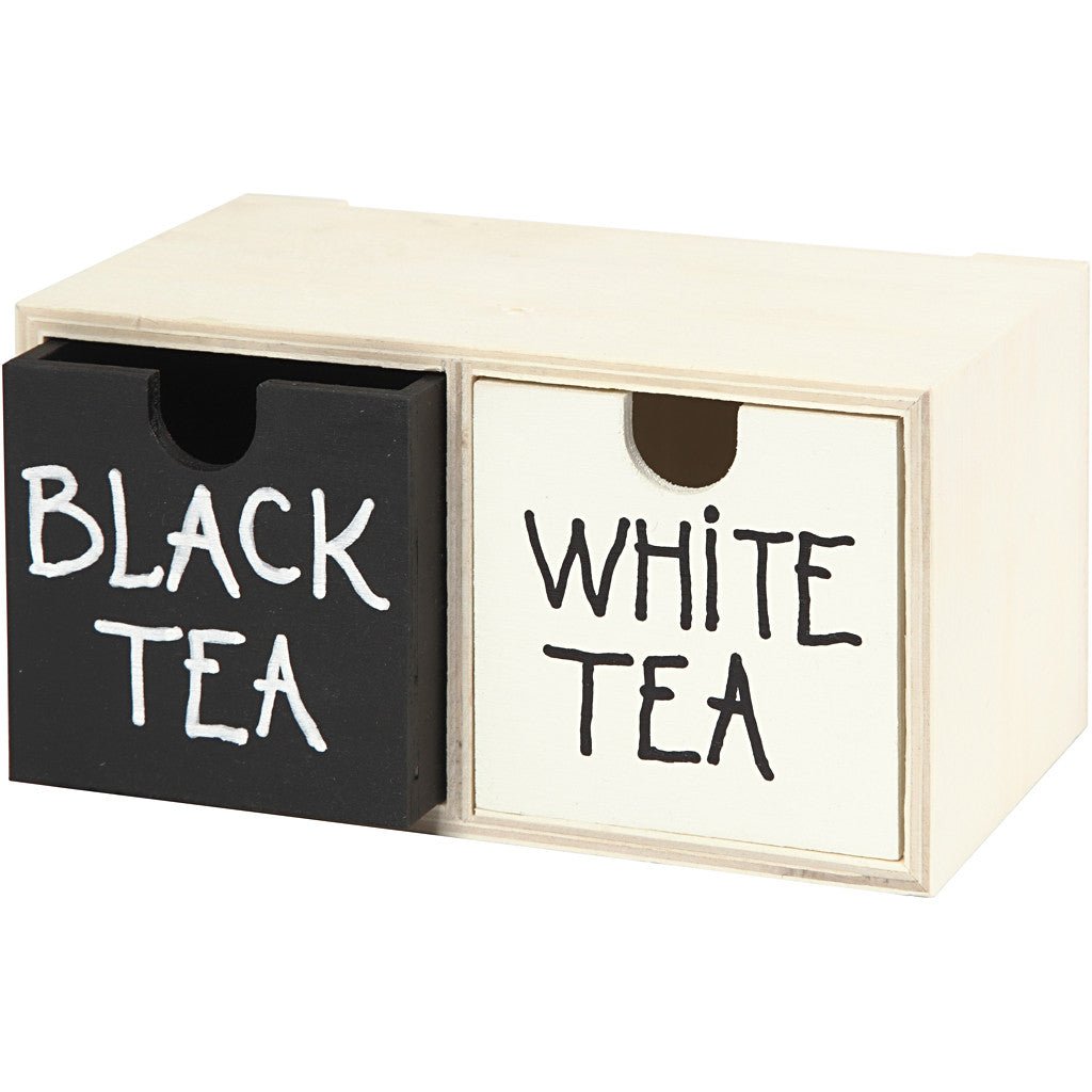 Light Wood Chest With Square Drawers Metal Brackets Home Decorations Crafts 9.2x17.7 cm - Home - Crafts