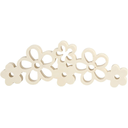 Light Wood Flowers Decoration Crafts W: 30 cm H: 10 cm - Home - Crafts