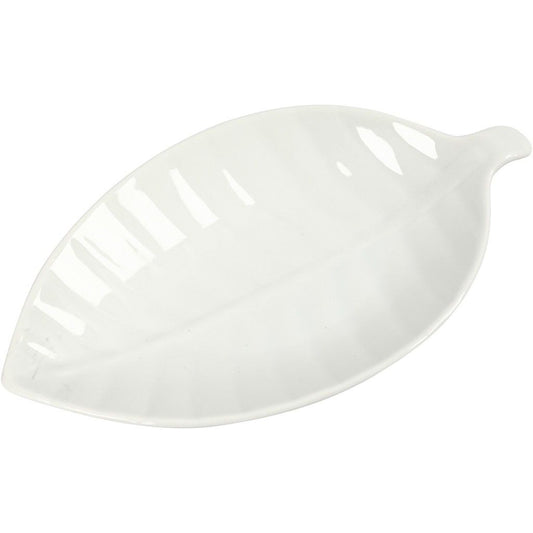 Long Oblong Leaf Shaped Ceramic Dish To Paint & Personalise - Home - Crafts