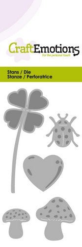 Luck Symbols Stencil Die Universal Embossing Cutting Machine Sizzix Card Making - Home - Crafts