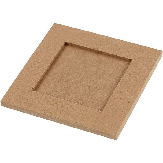 MDF Wood Square Collage Frame Home Furnishings Decorations Crafts Size : 10x10 cm - Home - Crafts