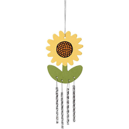 Metal Wind Chimes Wooden Motives Assortment Hanging Home Decoration Crafts 9 - 14 cm - Home - Crafts