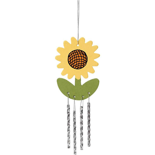 Metal Wind Chimes Wooden Motives Assortment Hanging Home Decoration Crafts 9 - 14 cm - Home - Crafts