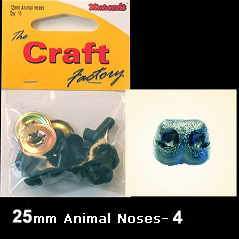 Minicraft Animal Nose, 25mm, black - Home - Crafts