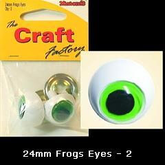 Minicraft Frog Eyes: 24mm - Home - Crafts