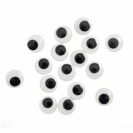 Minicraft Goo Goo Stick On Moving Eyes 3mm - Black - Home - Crafts