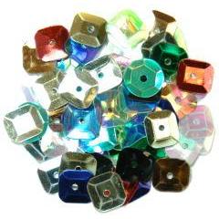 Multicolour Square Sequins - Home - Crafts