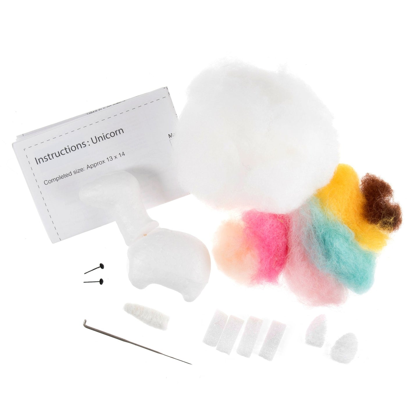 Needle Felting Crafting Kit Unicorn | Cute Decorations Toys | Beginner Friendly