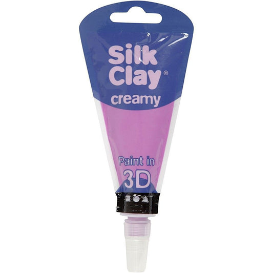 Neon Lilac Colour Liquid Modelling Clay Piping Bag For Relief Drawing 35 ml - Home - Crafts