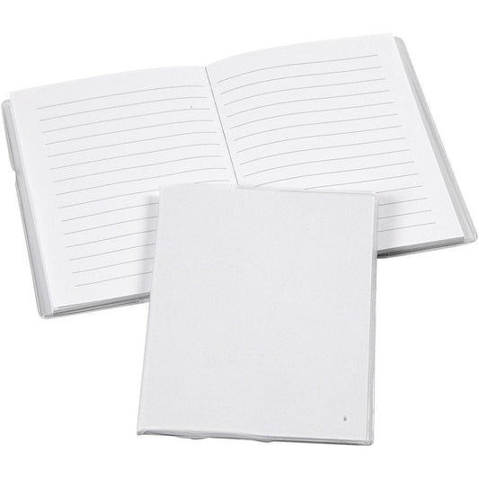 Notebook With Clear Cover Replaceable 50 Lined Pages 13.7 x 10 cm - Home - Crafts