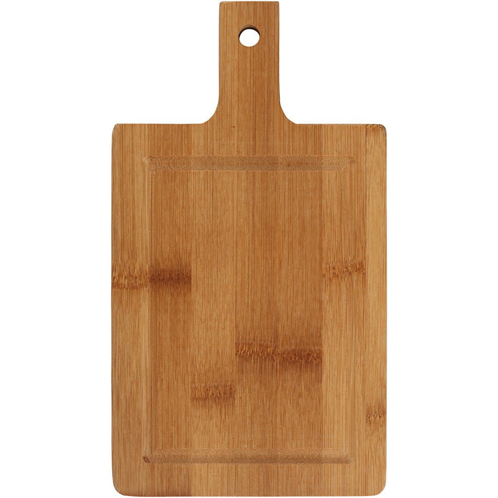 Oblong Square Wooden Cutting Chopping Board Serving Cookware Decoration Crafts L: 25cm - Home - Crafts