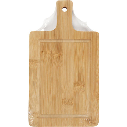 Oblong Square Wooden Cutting Chopping Board Serving Cookware Decoration Crafts L: 25cm - Home - Crafts