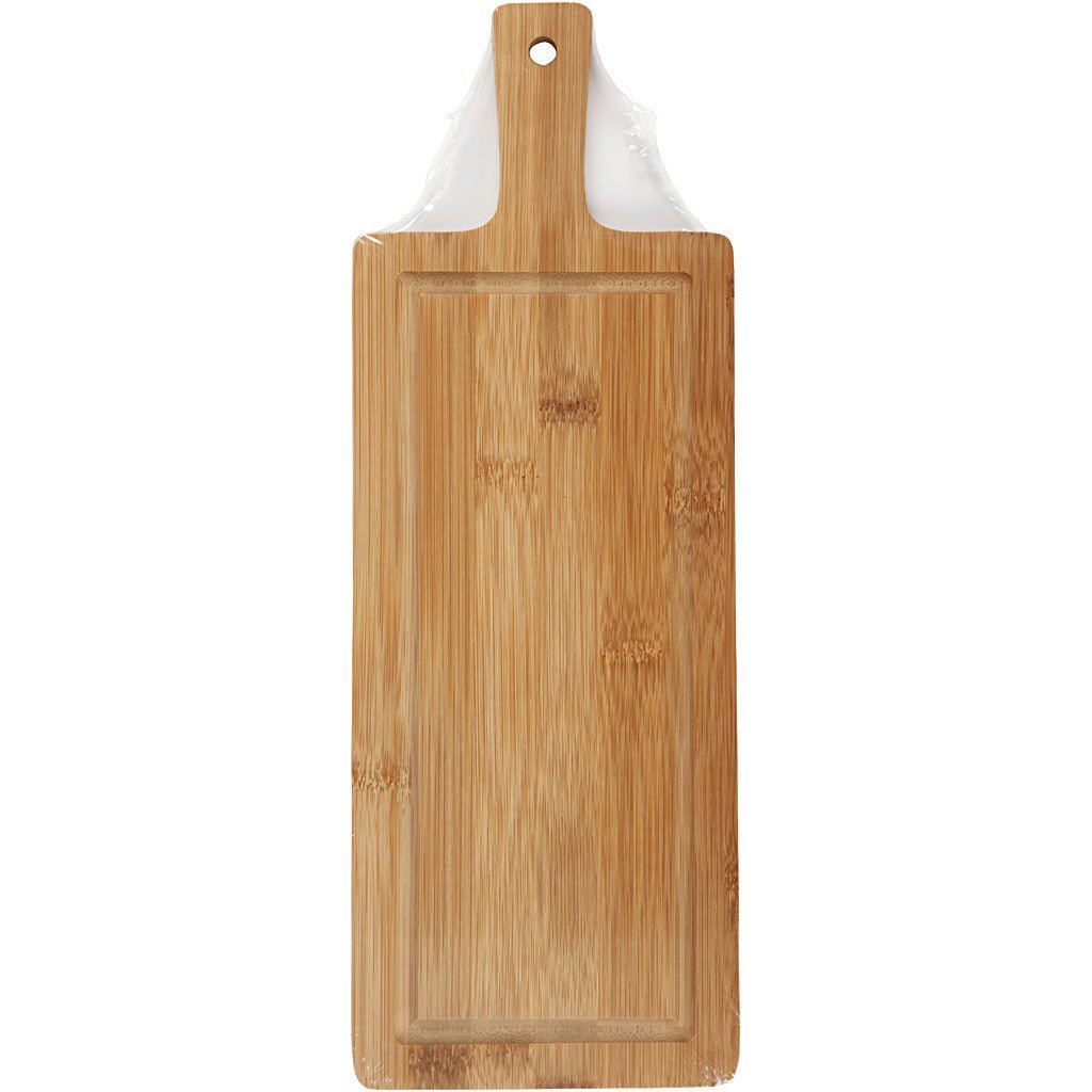 Oblong Square Wooden Cutting Chopping Board Serving Cookware Decoration Crafts L: 39cm - Home - Crafts