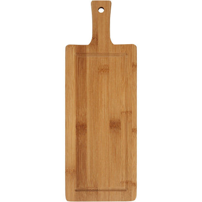 Oblong Square Wooden Cutting Chopping Board Serving Cookware Decoration Crafts L: 39cm - Home - Crafts