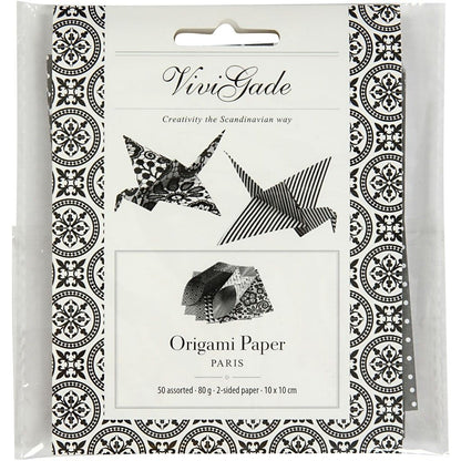 Origami Paper, sheet 10x10 cm, 80g, 50 mixed sheets - Home - Crafts