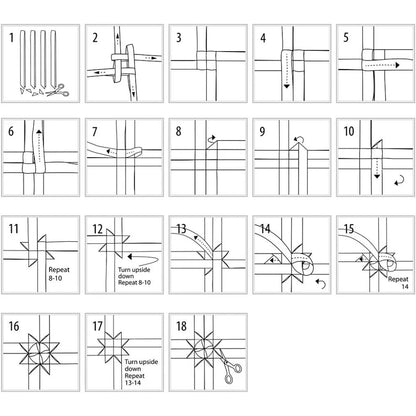 Paper Star Strips | 5 Designs 40 Strips 100cm Long 40mm Wide  | Vivi Gade Designs