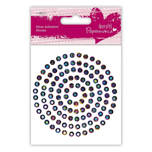 Papermania 5mm Iridescent Adhesive Stones Scrapbooking Jewellery Making Crafts - Home - Crafts