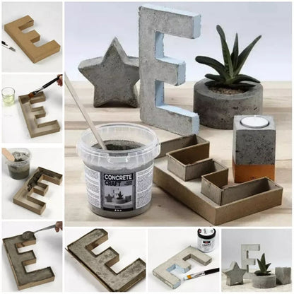 Papier-Mâché Card Board Letters | 20cm Tall 25cm Thick | Numbers Symbols Creative Project Art Decoration