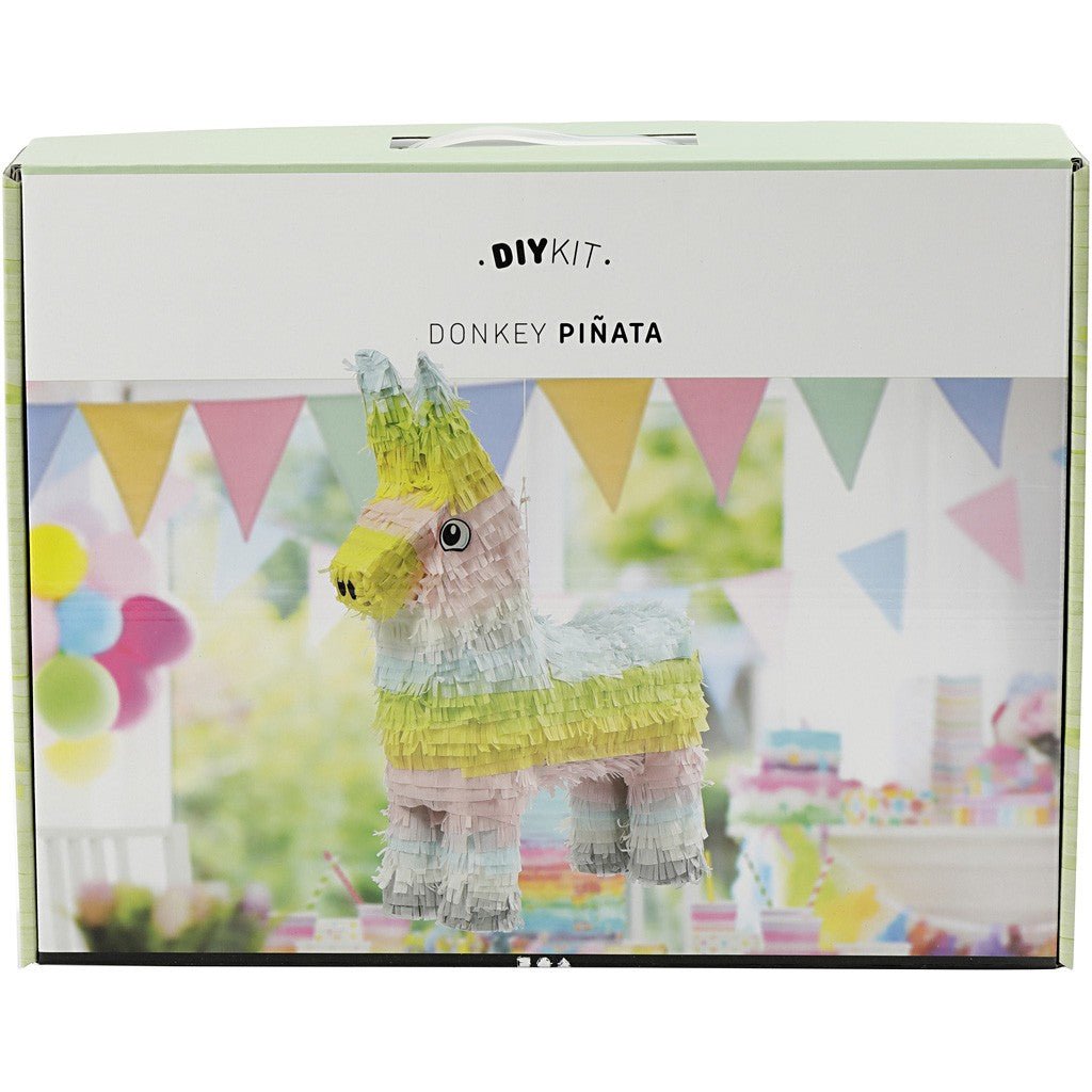 Pastel Colours Piñata Cardboard Figure With Fringed Silk Paper Party Games Craft - Home - Crafts