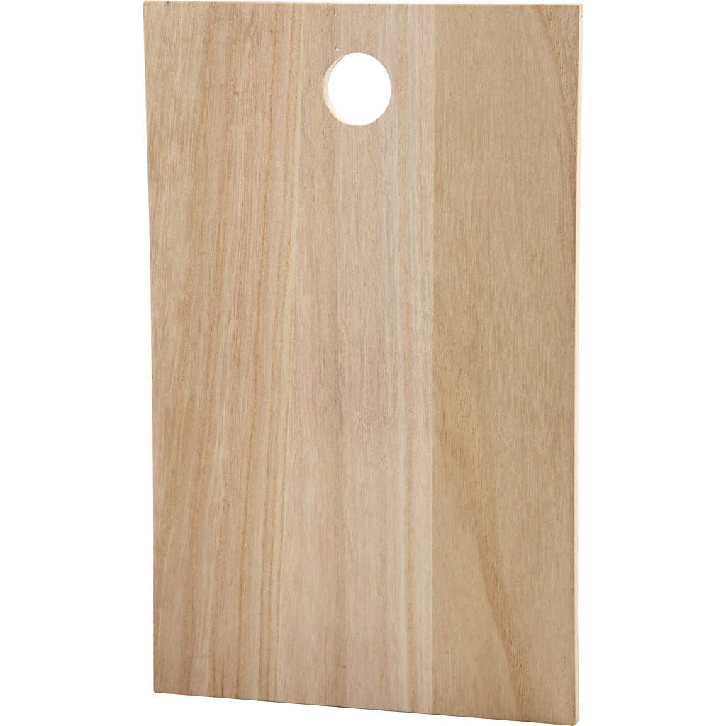 Paulownia Wood Slab With Hole Hanging Sign Board Home Furnishing Decoration Crafts 35x22 cm - Home - Crafts